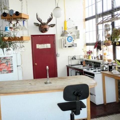 bohemian, funky, eclectic, rooftop, 