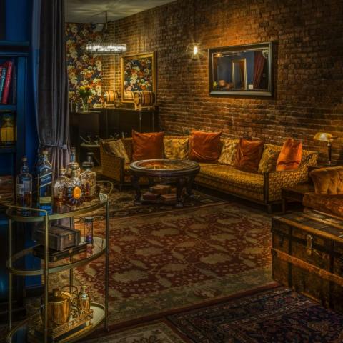 loft, bohemian, eclectic, funky, bar, 