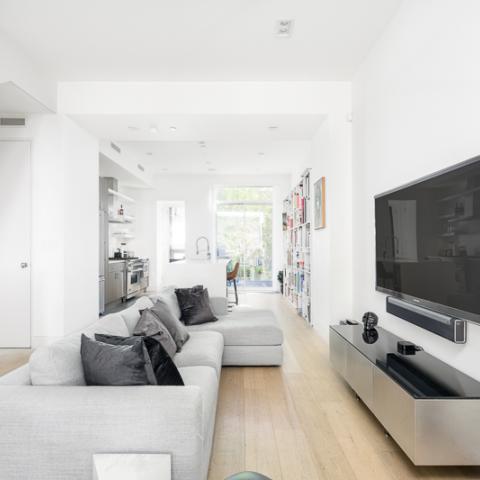brownstone, townhouse, kitchen, light, airy, modern, bathroom, terrace, 