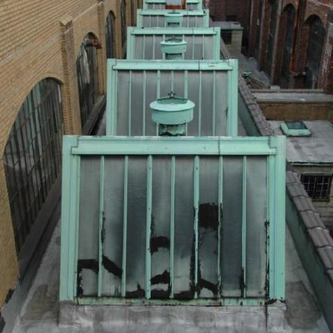 industrial, studio, light, textures, textured walls, glass, rooftop, 