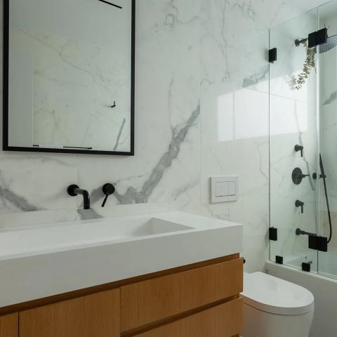 contemporary, modern, clean, bathroom, kitchen, 