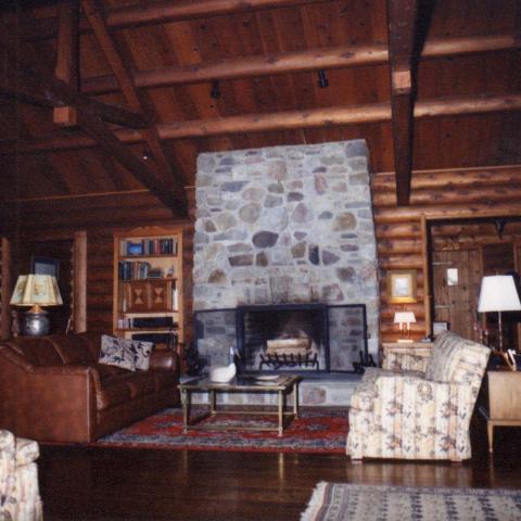 country, farm, rustic, log house, cabin, 