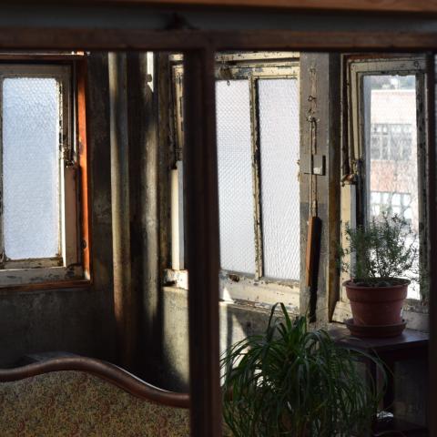 industrial, warehouse, loft, gritty, distressed, rooftop, 