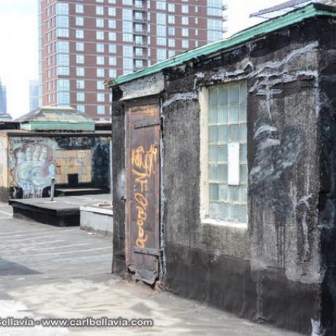 industrial, warehouse, loft, gritty, distressed, rooftop, 