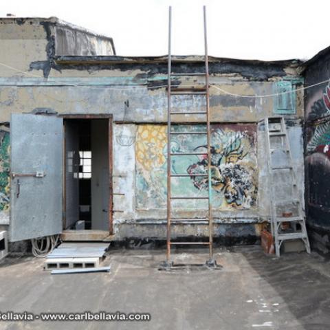 industrial, warehouse, loft, gritty, distressed, rooftop, 