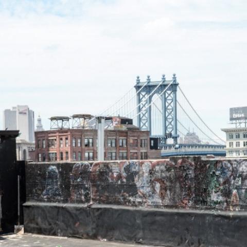 industrial, warehouse, loft, gritty, distressed, rooftop, 