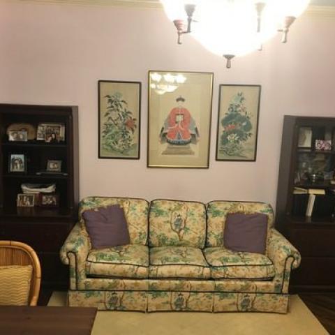 townhouse, traditional, library, 