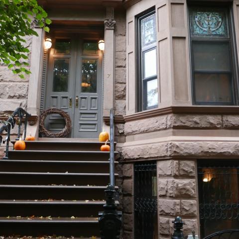 brownstone, wood, traditional, contemporary, kitchen, 