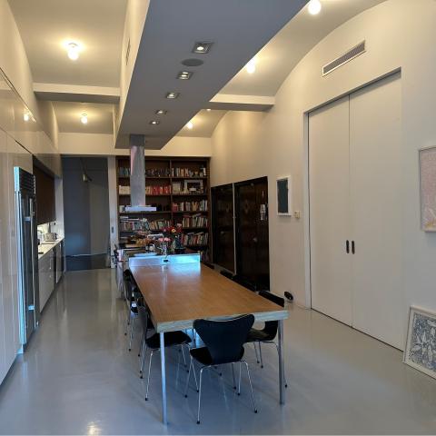 loft, artist loft, apartment, modern, kitchen, 