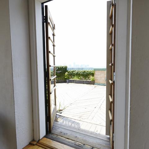 contemporary, loft, light, white, airy, terrace, city view, 