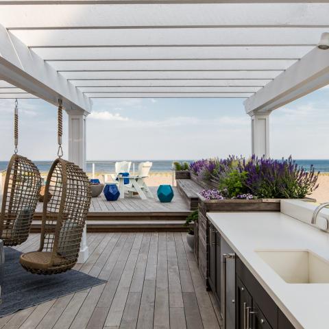 contemporary, traditional, beach, water, deck, light, 