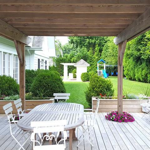 Hamptons, pool, deck, 