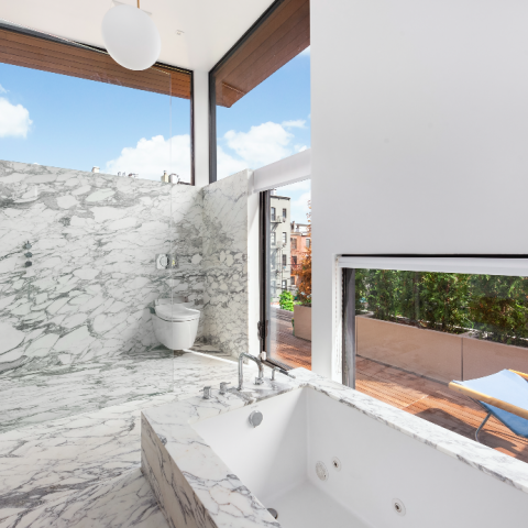 modern, contemporary, fireplace, kitchen, bathroom, garden, staircase, 