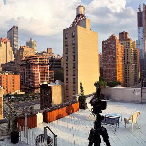 loft, rooftop, bohemian, 