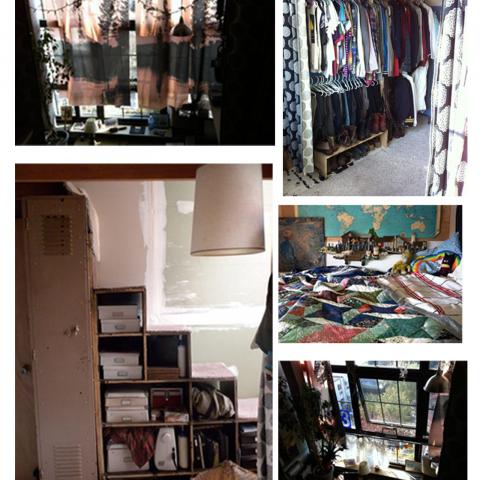 bohemian, funky, eclectic, rooftop, 