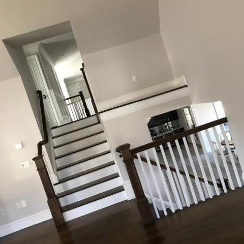 suburban, contemporary, kitchen, staircase, bathroom, 