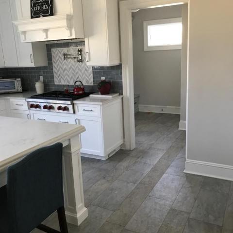 suburban, contemporary, kitchen, staircase, bathroom, 