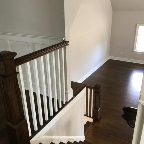 suburban, contemporary, kitchen, staircase, bathroom, 