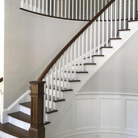 suburban, contemporary, kitchen, staircase, bathroom, 