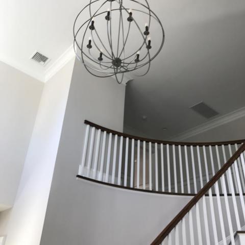 suburban, contemporary, kitchen, staircase, bathroom, 