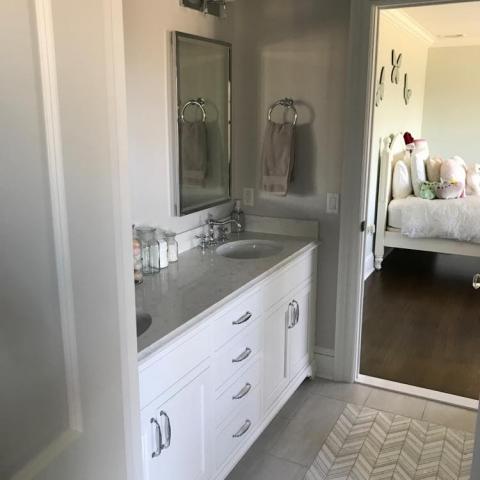 suburban, contemporary, kitchen, staircase, bathroom, 