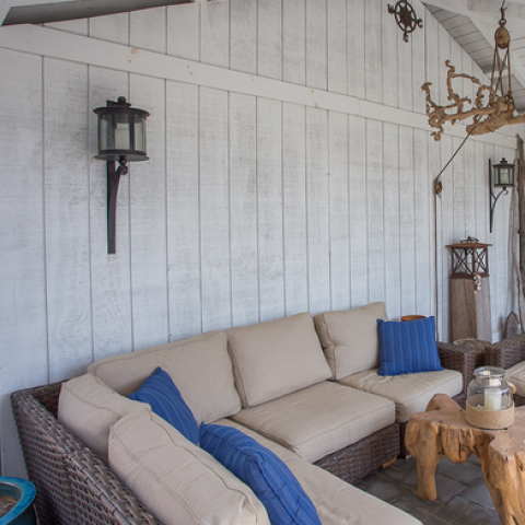 contemporary, deck, water, 