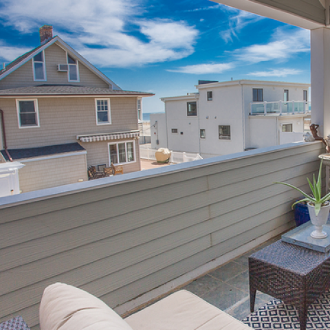 contemporary, deck, water, 