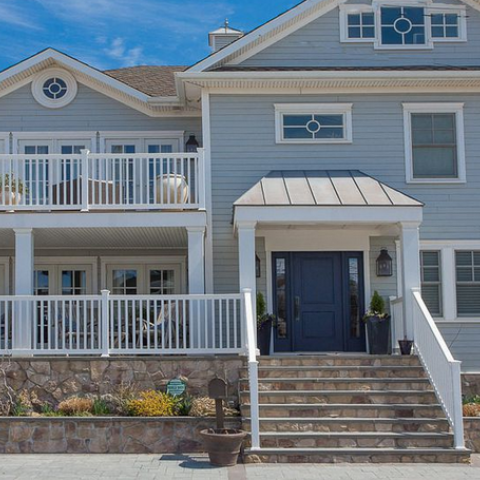 contemporary, deck, water, 