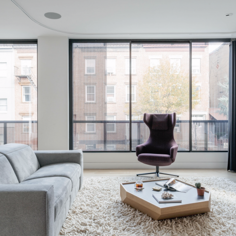 townhouse, modern, glass, light, rooftop, staircase, white, 