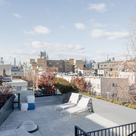 townhouse, modern, glass, light, rooftop, staircase, white, 