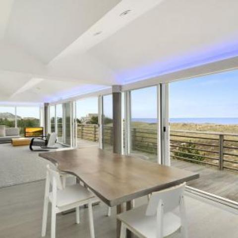 Hamptons, pool, contemporary, deck, 