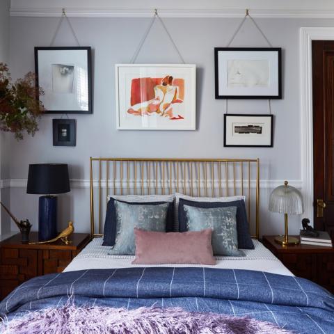 townhouse, colorful, funky, fireplace, kitchen, 