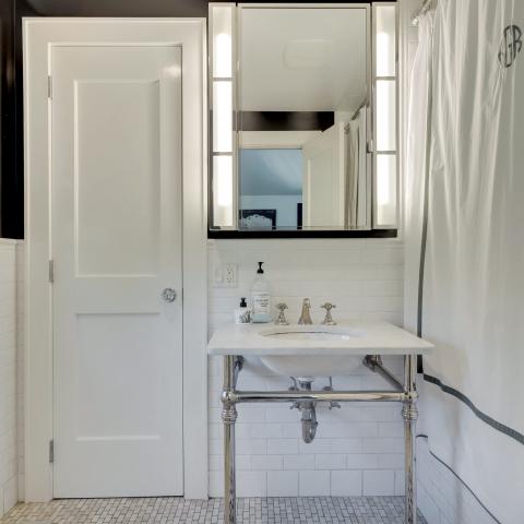 Hamptons, contemporary, bathroom, kitchen, horse, light, 