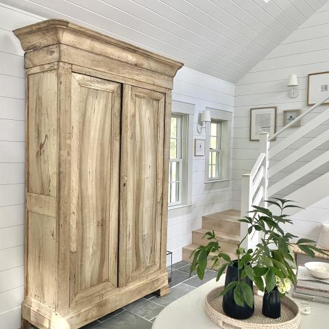 contemporary, traditional, white, light, airy, deck, stone, porch, 