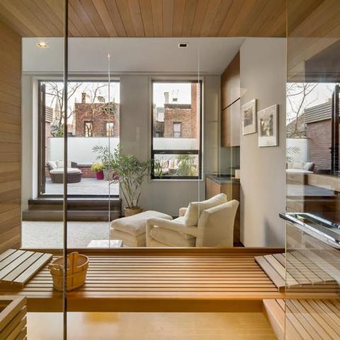 residence, townhouse, textured walls, contemporary, modern, rooftop, light, glass, 