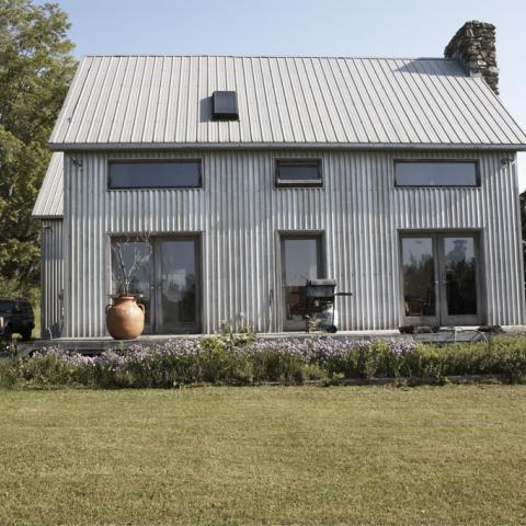 farmhouse, farm, rural, field, stone, fireplace, 