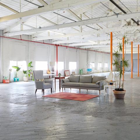 industrial, warehouse, studio, white, wood, 