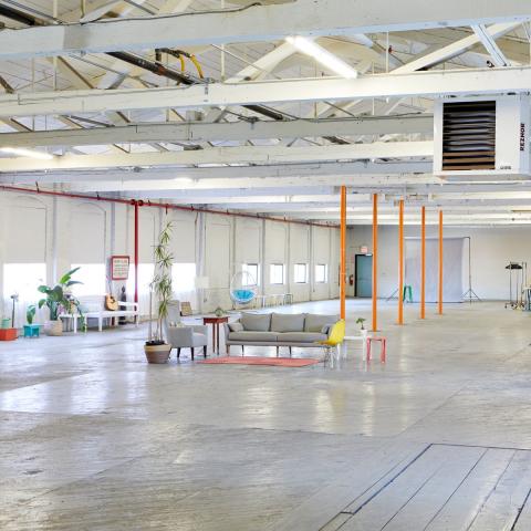 industrial, warehouse, studio, white, wood, 