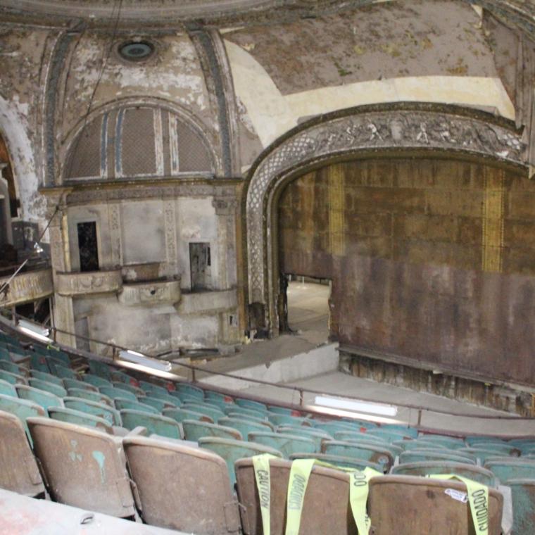 theater, distressed, 