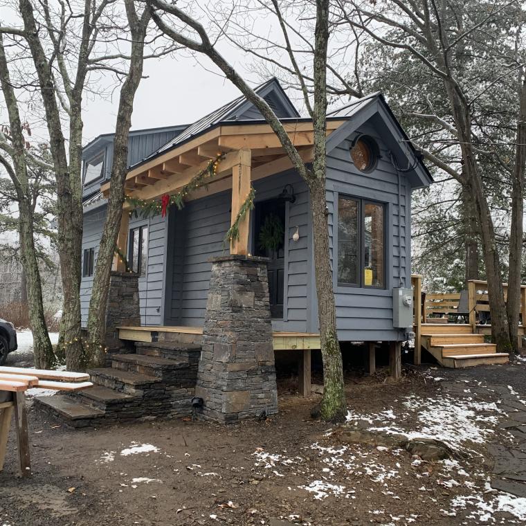 cabin, barn, lake, water, rural, country, wooded, deck, 