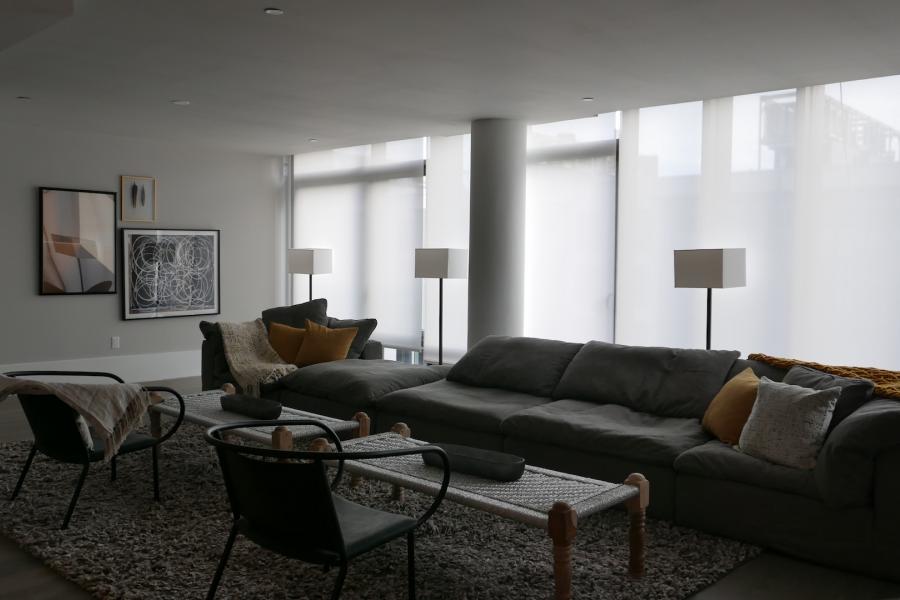 apartment, modern, terrace, city view, 