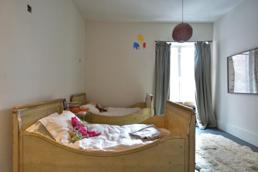 loft, apartment, modern, contemporary, bohemian, bathroom, bedroom, 