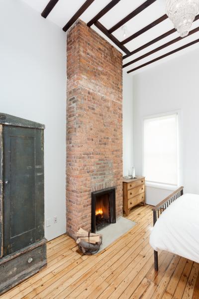 townhouse, traditional, light, airy, fireplace, garden, 