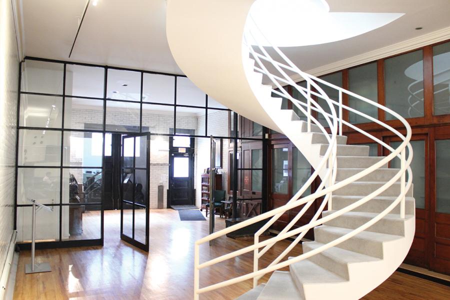 modern, white, glass, staircase, office, school, conference, kitchen, 