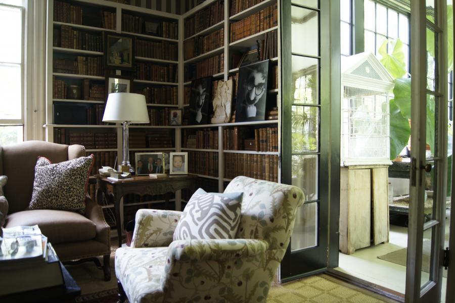 suburban, sunroom, garden, 