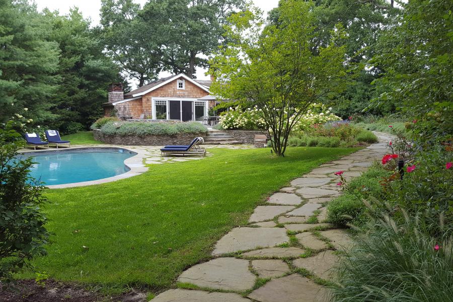 contemporary, Hamptons, water, pool, deck, beach, patio, 