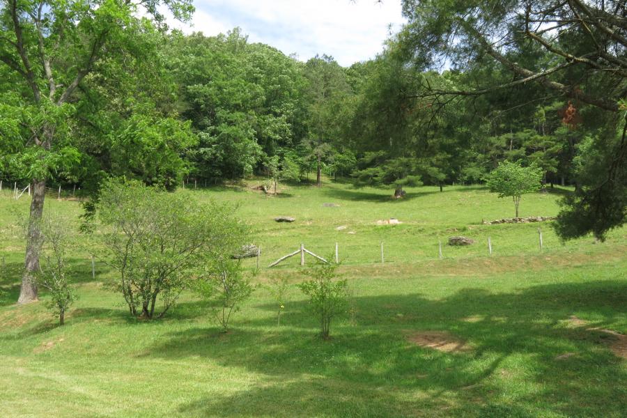 farm, farmhouse, field, water, pond, rural, stone, barn, Asheville, 