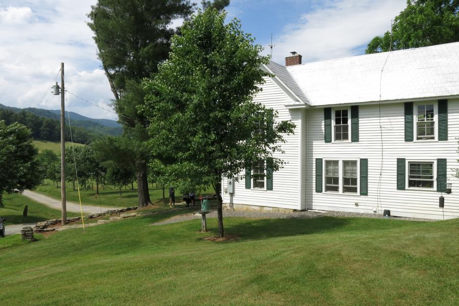 farm, farmhouse, field, water, pond, rural, stone, barn, Asheville, 