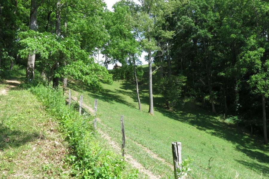 farm, farmhouse, field, water, pond, rural, stone, barn, Asheville, 