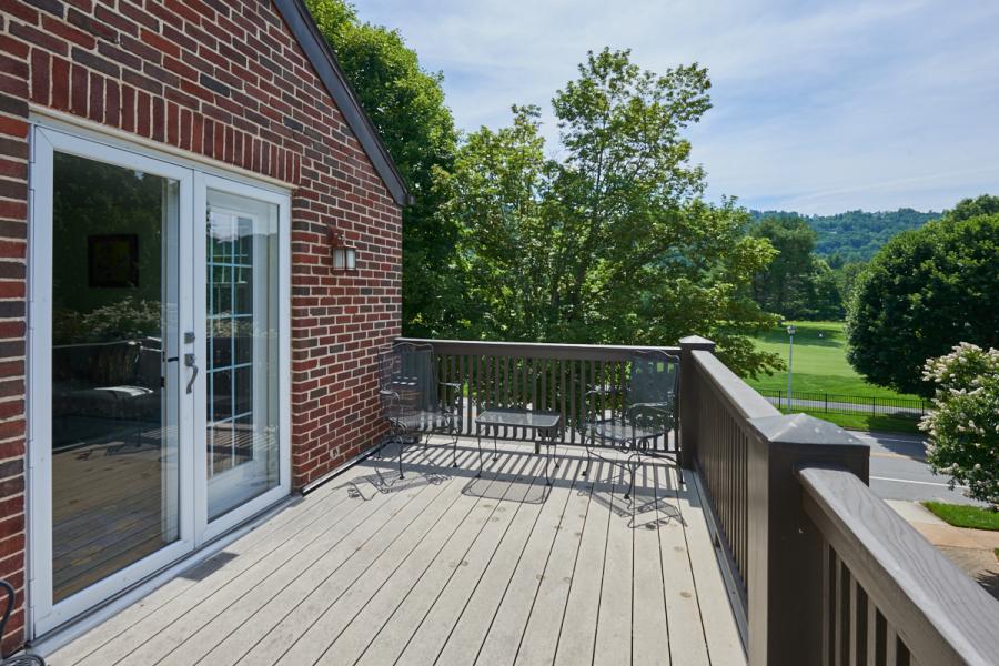 suburban, contemporary, fireplace, deck, 